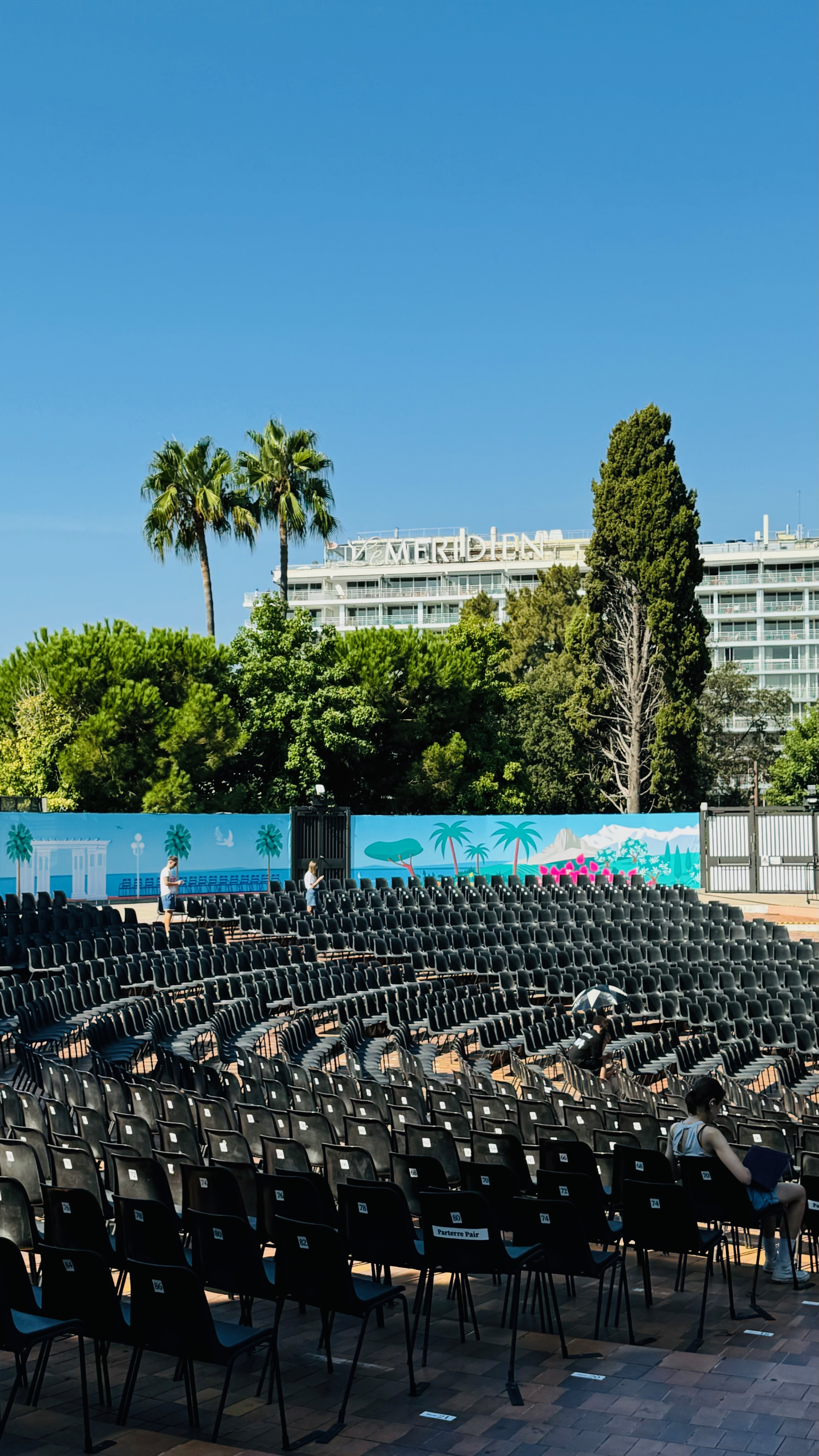 Fresque le Coeur de Nice par Eric Garence 2024 200 ans de la prom théatre de verdure Eric Garence